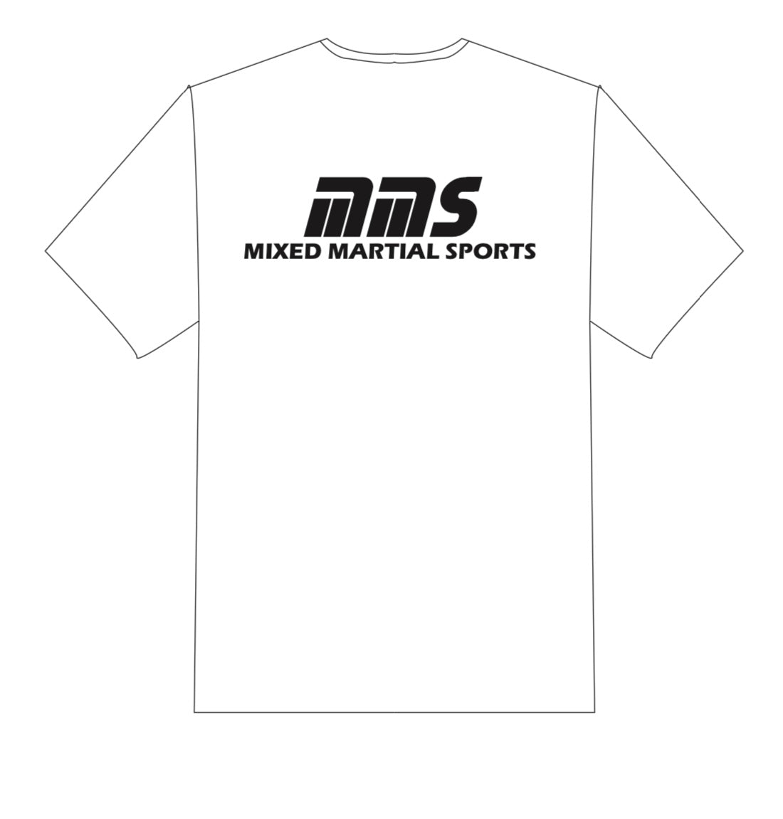 MMS Mixed Martial Sports T-Shirt | weiß